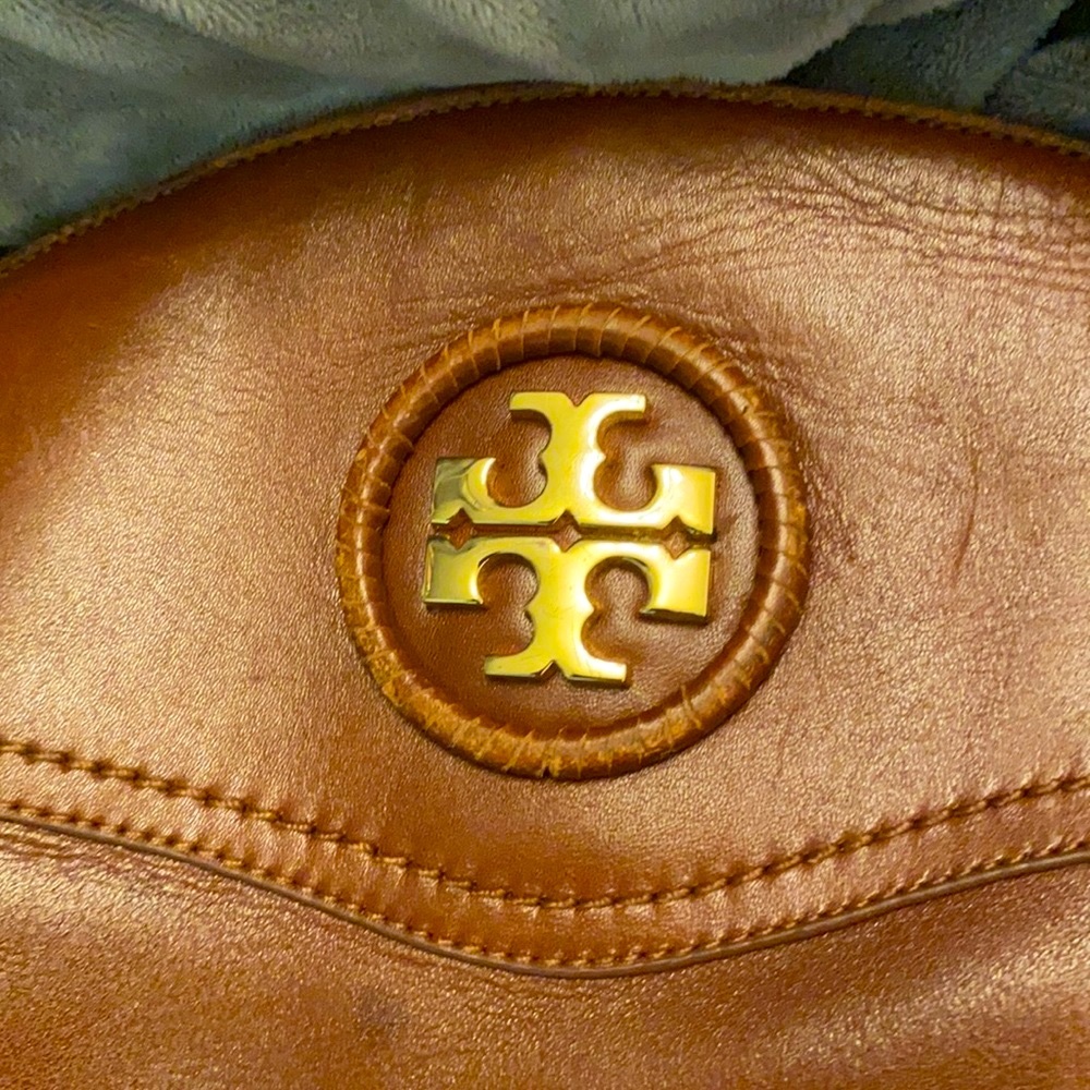 Tory Burch Brown Adeline Leather Riding Boots (Size 6.5) - Picture 3 of 7